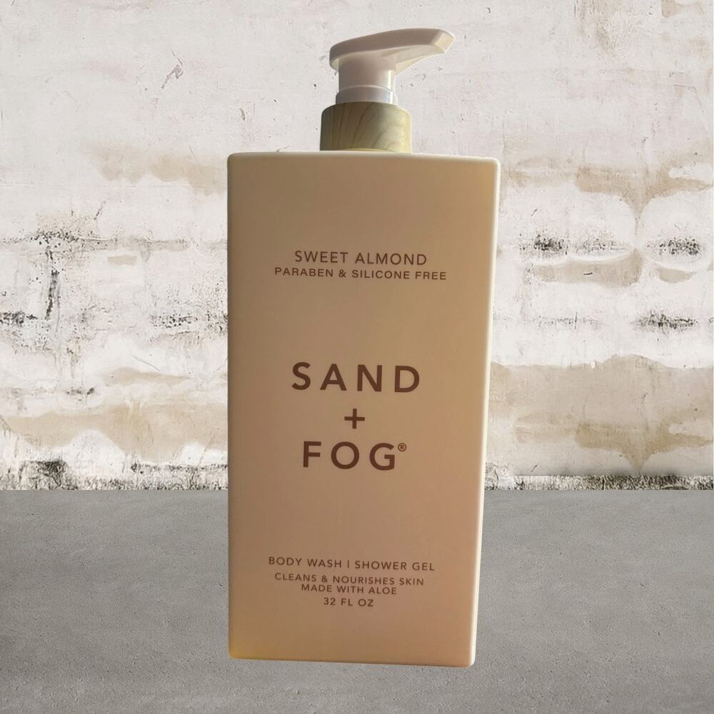 Sand + Fog Sweet Almond 32 oz Body Wash NEW